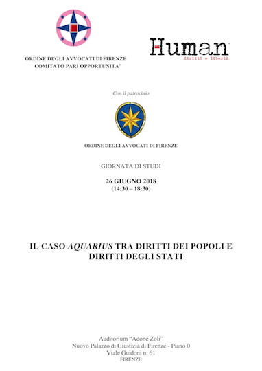 Il caso Aquarius tra diritti dei popoli e diritti degli Stati